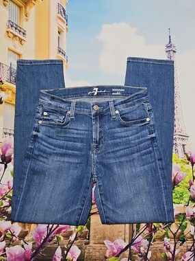 7 For all Mankind Jeans Roxanne‎ Ankle Size 26